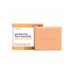 Unbottled Gel Douche Sans Bouteille Abricot & Karité 110gr