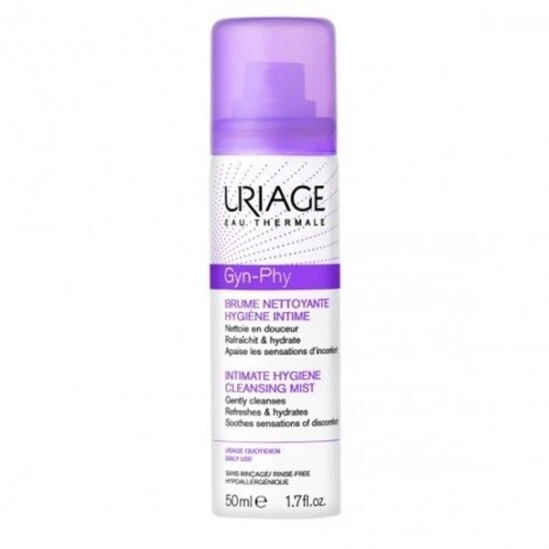 Uriage Gyn-phy Brume Nettoyante Hygiène Intime 50ml 1 Uriage Gyn-phy Brume Nettoyante Hygiène Intime 50ml