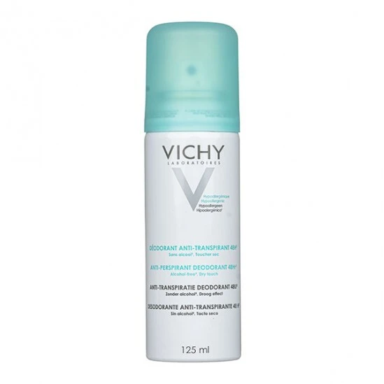 Vichy Déodorant Anti-transpirant 48h Aérosol 125ml 1 Vichy Déodorant Anti-transpirant 48h Aérosol 125ml