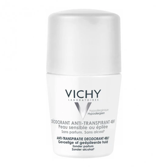 Vichy Déodorant Anti-transpirant 48h Peau Sensible 50ml 1 Vichy Déodorant Anti-transpirant 48h Peau Sensible 50ml