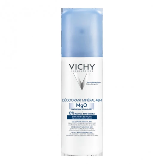 Vichy Déodorant Minéral 48h MgO Aérosol 125ml 1 Vichy Déodorant Minéral 48h MgO Aérosol 125ml