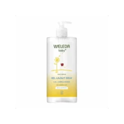 Weleda Baby Gel Lavant Doux Au Calendula 2en1 Sans Parfum 750 Ml