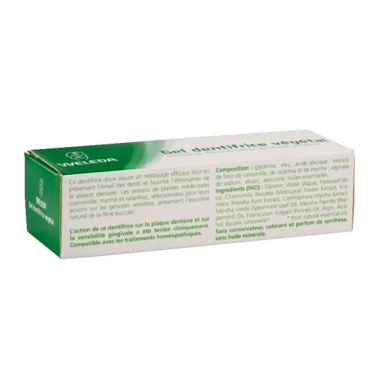 Weleda Gel Dentifrice Végétal 75ml 2 Weleda Gel Dentifrice Végétal 75ml – Image 2