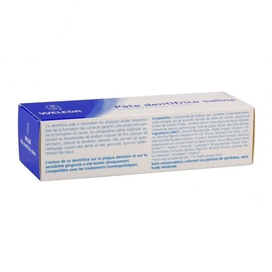 Weleda Pâte Dentifrice Saline 75ml 2 Weleda Pâte Dentifrice Saline 75ml – Image 2